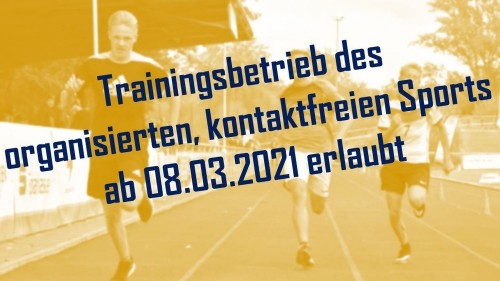 Kontaktfreies Training wieder möglich
